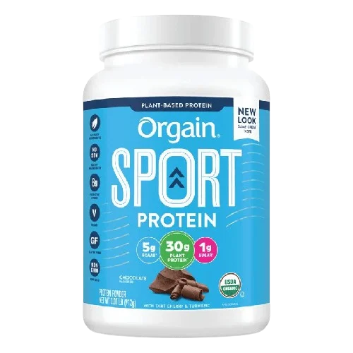 Orgain Sport Protein Organic Plant Based Powder - Chocolate