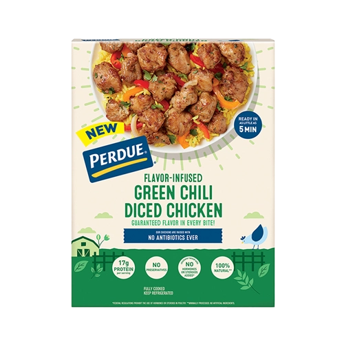 Perdue  Flavor-infused Green Chili Diced Chicken