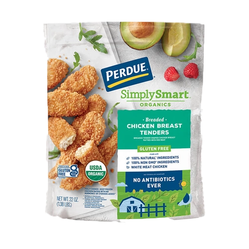 Perdue  Simply Smart® Organics Breaded Chicken Breast Tenders Gluten Free