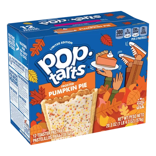 Pop-tarts Frosted Pumpkin Pie Pop-Tarts®