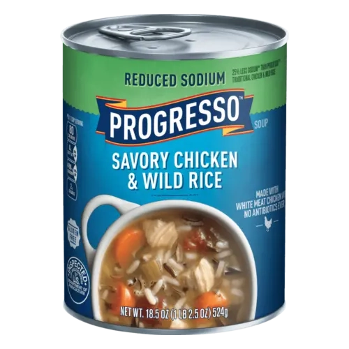Progresso Reduced Sodium Savory Chicken & Wild Rice