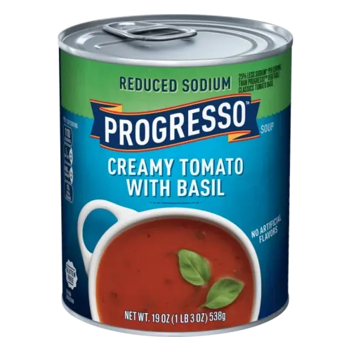 Progresso Reduced Sodium Creamy Tomato with Basil