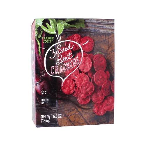 Trader Joes 3 Seed Beet Crackers