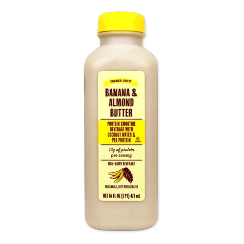 Trader Joes Banana & Almond Butter Protein Smoothie