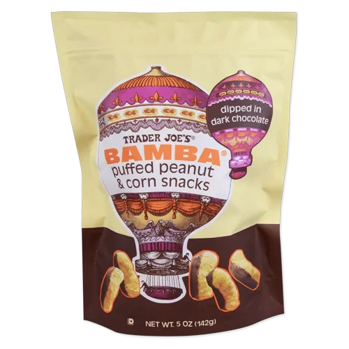 Trader Joes Dark Chocolate Bamba Snacks