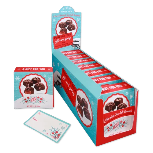 Trader Joes Dark Chocolate Sea Salt Caramels Gift Card