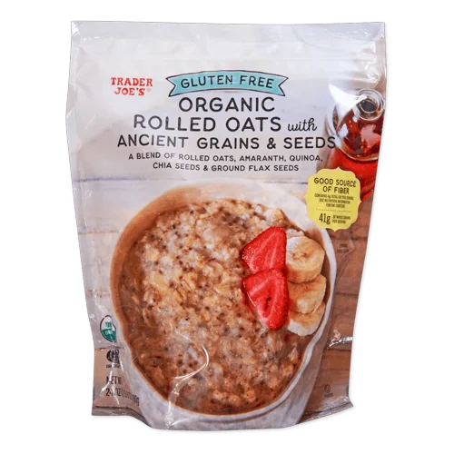 Trader Joes Gluten Free Organic Rolled Oats with Ancient Grains & Seeds