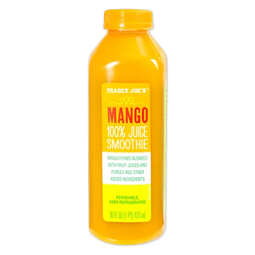 Trader Joes Mango 100% Juice Smoothie