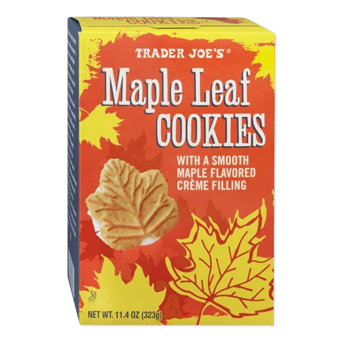 Trader Joes Maple Leaf Cookies