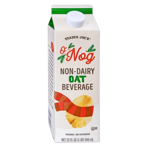 Trader Joes O' Nog Non-Dairy Oat Beverage