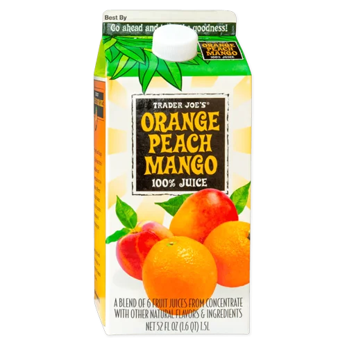 Trader Joes Orange Peach Mango Juice
