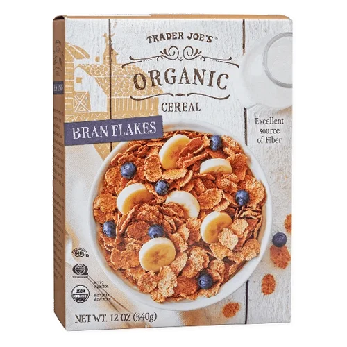 Trader Joes Organic Bran Flakes Cereal