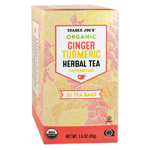 Trader Joes Organic Ginger Turmeric Herbal Tea