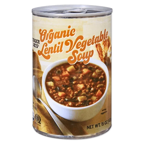 Trader Joes Organic Lentil Vegetable Soup