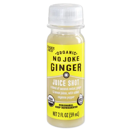 Trader Joes Organic No Joke Ginger Juice Shot