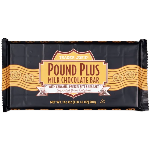 Trader Joes Pound Plus Milk Chocolate Bar with Caramel