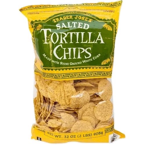 Trader Joes Salted White Corn Tortilla Chips