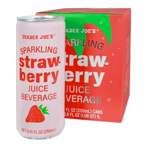 Trader Joes Sparkling Strawberry Juice