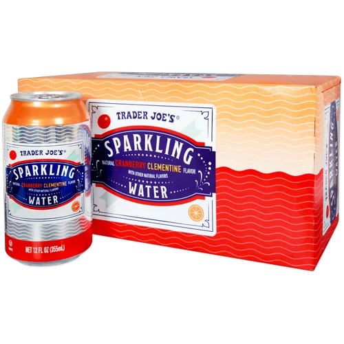 Trader Joes Sparkling Water Cranberry Clementine