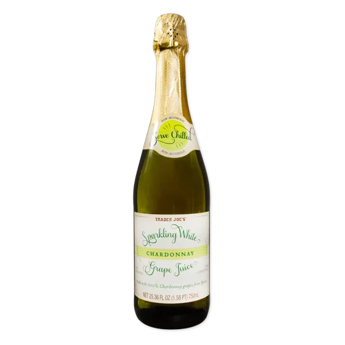 Trader Joes Sparkling White Chardonnay Grape Juice
