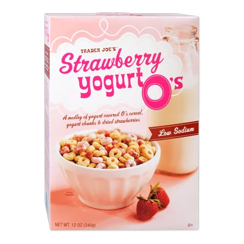 Trader Joes Strawberry Yogurt O's