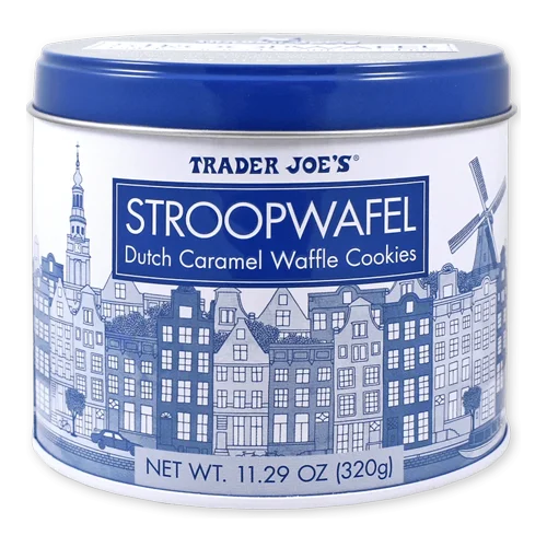 Trader Joes Stroopwafel Dutch Caramel Waffle Cookies