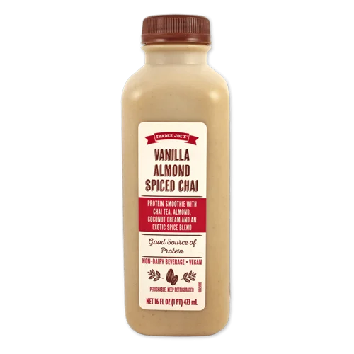 Trader Joes Vanilla Almond Spiced Chai Protein Smoothie