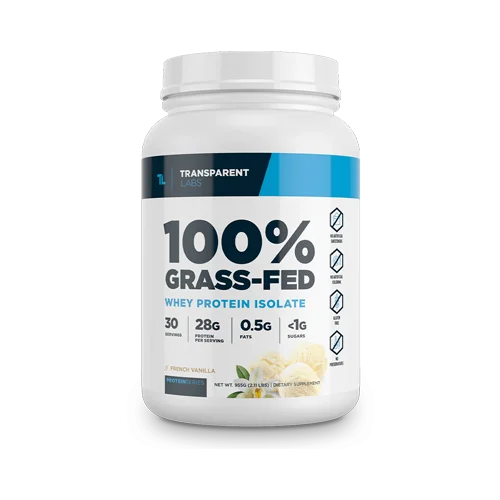 Transparent Labs Whey Protein Isolate - French Vanilla