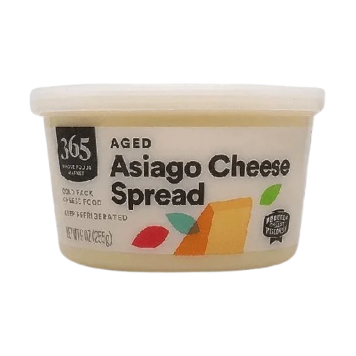 365 By Wholefoods Aged Asiago Cheese Spread