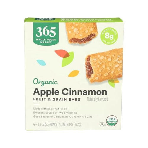 365 By Wholefoods Organic Apple Cinnamon Fruit & Grain Bar