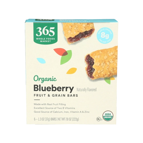 365 By Wholefoods Organic Blueberry Fruit & Grain Bar