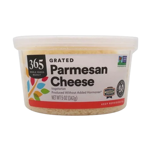 365 By Wholefoods Grated Parmesan Cheese