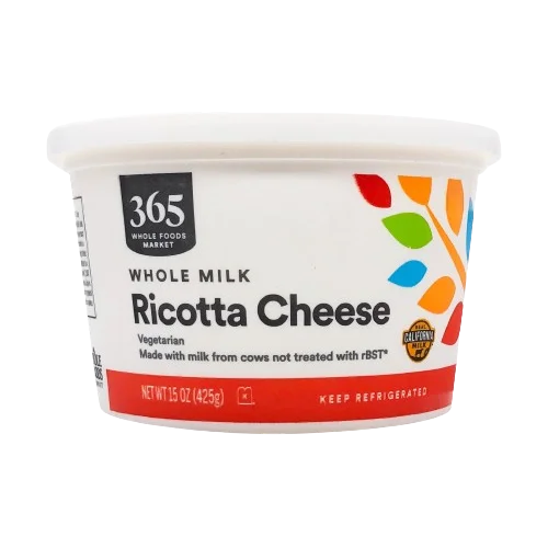 365 By Wholefoods Part-Skim Ricotta Cheese