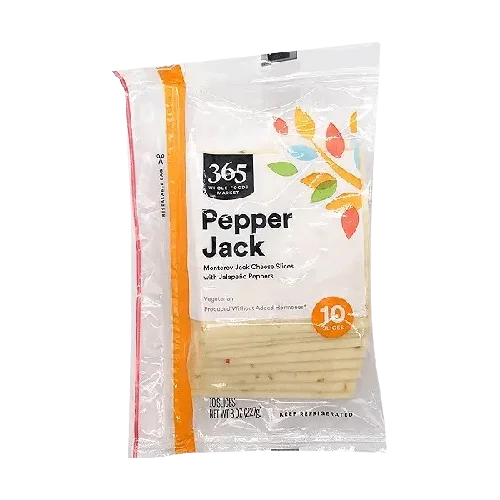 365 By Wholefoods Sliced Pepper Jack