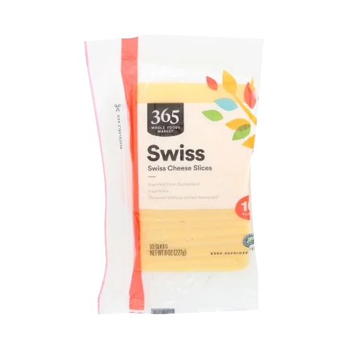 365 By Wholefoods Swiss Cheese Slices