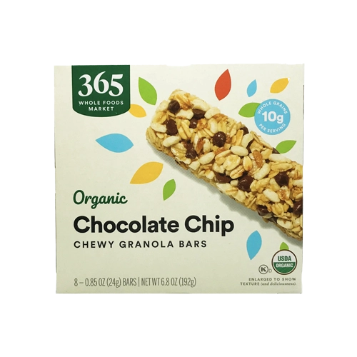 365 By Wholefoods Organic Chewy Granola Bars