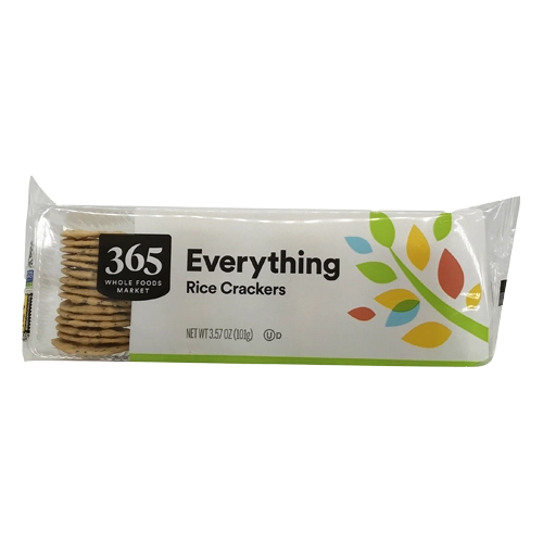 365 By Wholefoods Everything Rice Crackers