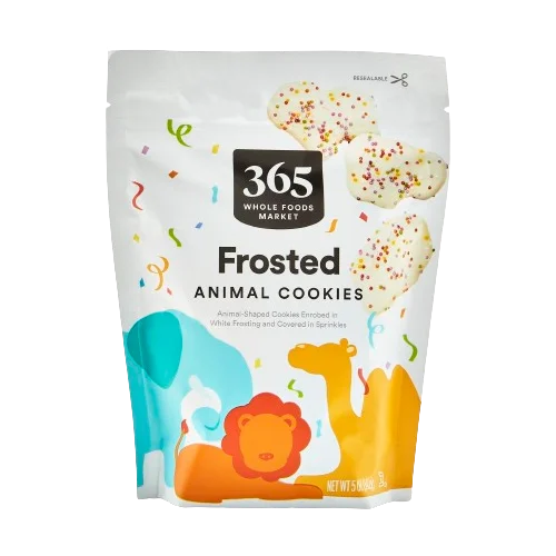 365 By Wholefoods Frosted Animal Cookie