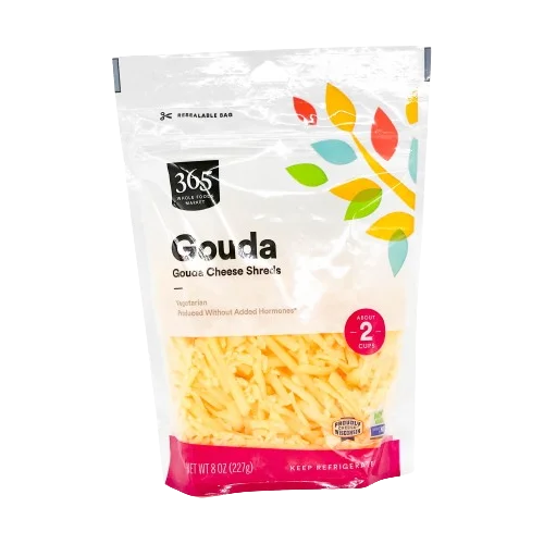365 By Wholefoods Gouda Cheese Shreds