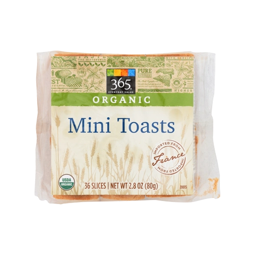 365 By Wholefoods Organic Mini Toasts