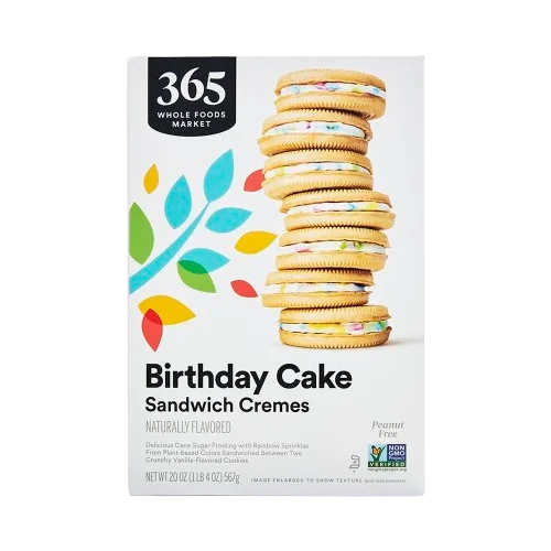 365 By Wholefoods Birthday Cake Sandwich Creme