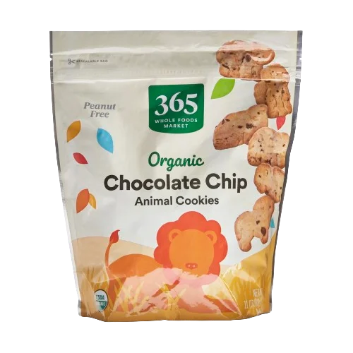 365 By Wholefoods Organic Chocolate Chip Animal Cookie