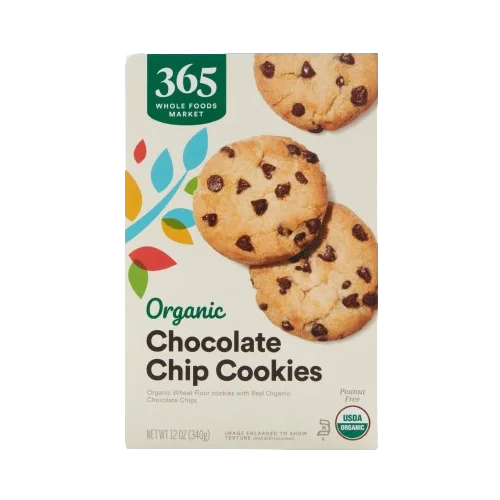 365 By Wholefoods Organic Chocolate Chip Cookies