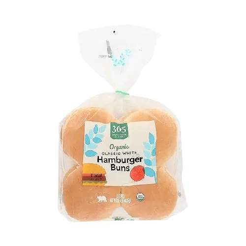 365 By Wholefoods Organic Hamburger Buns