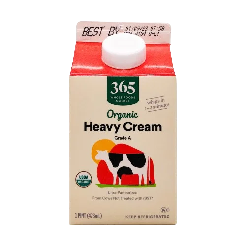 365 By Wholefoods Organic Heavy Cream