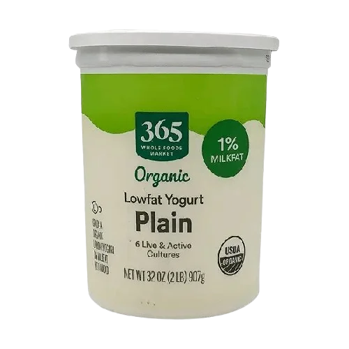 365 By Wholefoods Organic Plain Yogurt (Low Fat)