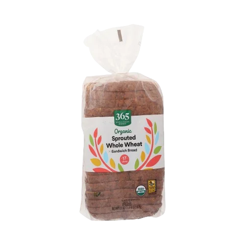 365 By Wholefoods Organic Sprouted Whole Wheat Sandwich Brea