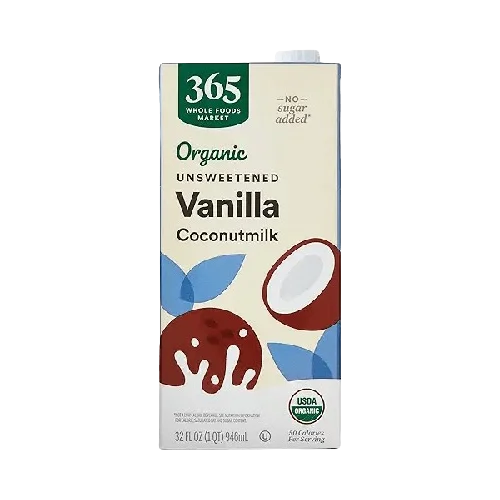 365 By Wholefoods Organic Unsweet Vanilla Coconut Milk