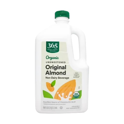 365 By Wholefoods Organic Unsweetened Almond Milk