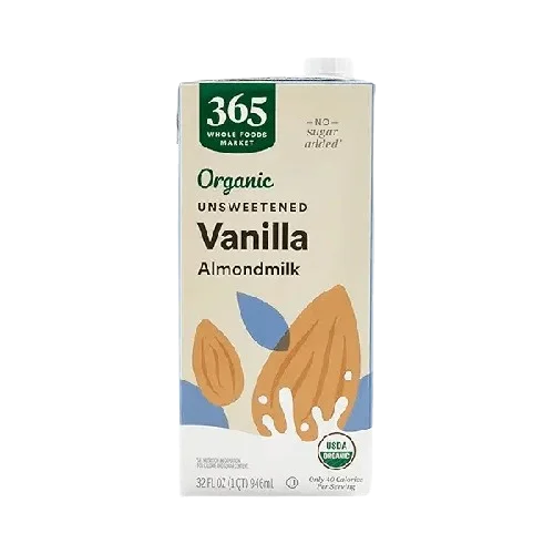 365 By Wholefoods Organic Unsweetened Vanilla Almond Milk